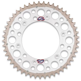 Flash Sale ❤️ Renthal Twinring Sprocket - Rear - Silver - 50T - Yamaha YZ YZF WRF ✨ 3 Flash Sale ❤️ Renthal Twinring Sprocket - Rear - Silver - 50T - Yamaha YZ YZF WRF ✨