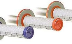 Deals 🔔 Renthal Dual Compound Coloured Grips - Black/Grey 🛒