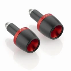 Best deal 😉 Rizoma 2 Conical Bar-Ends - Vulcan Red ✨